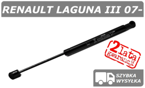 RENAULT LAGUNA III SIŁOWNIK SZYBY / OKNA W KLAPIE BAGAŻNIKA GRANDTOUR / KOMBI - POLCAR