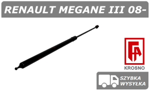 RENAULT MEGANE III SIŁOWNIK MASKI POKRYWY SILNIKA COUPE - KROSNO