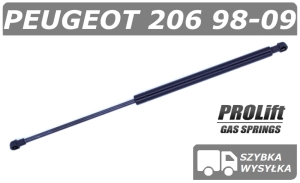 PEUGEOT 206 SIŁOWNIK KLAPY BAGAŻNIKA HATCHBACK - PROLIFT