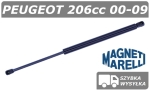 PEUGEOT 206 CC SIŁOWNIK KLAPY BAGAŻNIKA KABRIOLET - MAGNETI MARELLI
