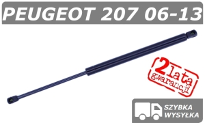 PEUGEOT 207 CC SIŁOWNIK KLAPY BAGAŻNIKA KABRIOLET - POLCAR