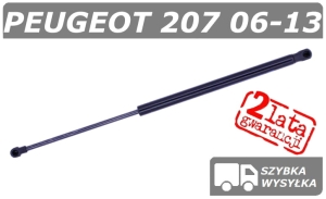 PEUGEOT 207 SIŁOWNIK KLAPY BAGAŻNIKA SW BREAK / KOMBI - POLCAR