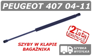 PEUGEOT 407 SIŁOWNIK SZYBY / OKNA W KLAPIE BAGAŻNIKA SW KOMBI - POLCAR