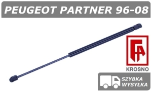 PEUGEOT PARTNER SIŁOWNIK KLAPY BAGAŻNIKA - KROSNO