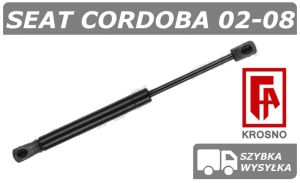 SEAT CORDOBA III 6L 02-08, SIŁOWNIK KLAPY BAGAŻNIKA SEDAN - KROSNO