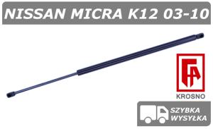 NISSAN MICRA K12 III SIŁOWNIK KLAPY BAGAŻNIKA HATCHBACK - KROSNO