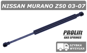 NISSAN MURANO (Z50) SIŁOWNIK MASKI POKRYWY SILNIKA - PROLIFT