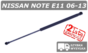 NISSAN NOTE E11 SIŁOWNIK KLAPY BAGAŻNIKA HATCHBACK - POLCAR
