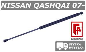 NISSAN QASHQAI SIŁOWNIK KLAPY BAGAŻNIKA - KROSNO