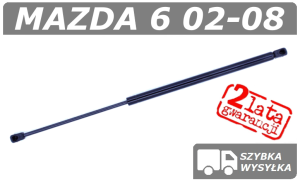 MAZDA 6 (GG GY) SIŁOWNIK KLAPY BAGAŻNIKA HATCHBACK - POLCAR