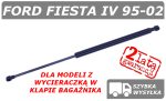 FORD FIESTA MK4 IV SIŁOWNIK KLAPY BAGAŻNIKA Z WYCIERACZKĄ HATCHBACK - POLCAR