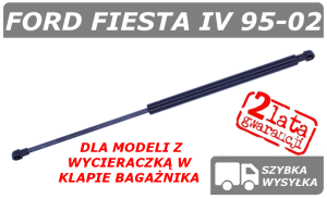 FORD FIESTA MK4 IV SIŁOWNIK KLAPY BAGAŻNIKA Z WYCIERACZKĄ HATCHBACK - POLCAR