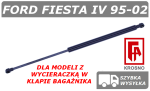 FORD FIESTA MK4 IV SIŁOWNIK KLAPY BAGAŻNIKA Z WYCIERACZKĄ HATCHBACK - KROSNO