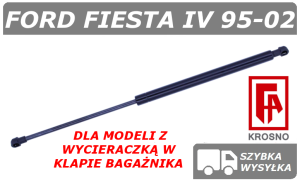 FORD FIESTA MK4 IV SIŁOWNIK KLAPY BAGAŻNIKA Z WYCIERACZKĄ HATCHBACK - KROSNO