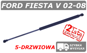 FORD FIESTA MK5 V 5-DRZWIOWY SIŁOWNIK KLAPY BAGAŻNIKA HATCHBACK - POLCAR