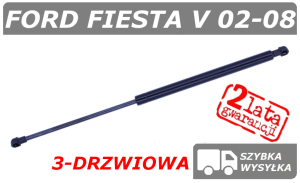 FORD FIESTA MK5 V 3-DRZWIOWY SIŁOWNIK KLAPY BAGAŻNIKA HATCHBACK - POLCAR