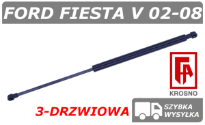 FORD FIESTA MK5 V 3-DRZWIOWY SIŁOWNIK KLAPY BAGAŻNIKA HATCHBACK - KROSNO