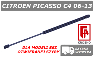 CITROEN C4 PICASSO SIŁOWNIK KLAPY BAGAŻNIKA - KROSNO