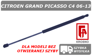 CITROEN C4 GRAND PICASSO SIŁOWNIK KLAPY BAGAŻNIKA - KROSNO