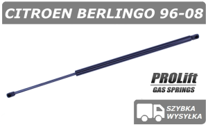 CITROEN BERLINGO SIŁOWNIK KLAPY BAGAŻNIKA - PROLIFT