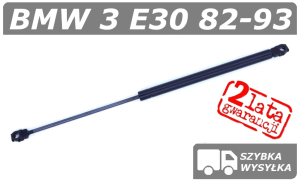 BMW 3 E30 SIŁOWNIK MASKI POKRYWY SILNIKA SEDAN - POLCAR