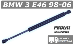 BMW 3 E46 SIŁOWNIK MASKI POKRYWY SILNIKA COMPACT / HATCHBACK - PROLIFT