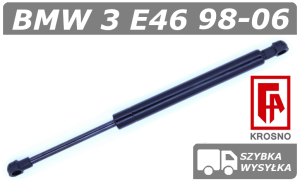 BMW 3 E46 SIŁOWNIK MASKI POKRYWY SILNIKA COUPE - KROSNO