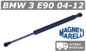 BMW 3 E90 SIŁOWNIK MASKI POKRYWY SILNIKA SEDAN - MAGNETI MARELLI
