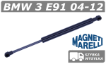 BMW 3 E91 SIŁOWNIK MASKI POKRYWY SILNIKA TOURING / KOMBI - MAGNETI MARELLI