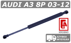 AUDI A3 8P 5-DRZWIOWY SIŁOWNIK KLAPY BAGAŻNIKA SPORTBACK - KROSNO