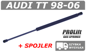 AUDI TT + SPOJLER SIŁOWNIK KLAPY BAGAŻNIKA - PROLIFT