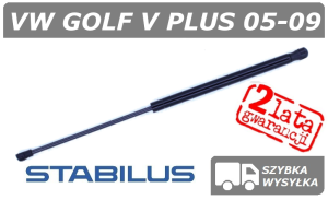 VW GOLF V PLUS SIŁOWNIK KLAPY BAGAŻNIKA HATCHBACK - STABILUS