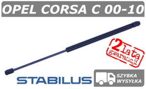 OPEL CORSA C SIŁOWNIK KLAPY BAGAŻNIKA HATCHBACK - STABILUS